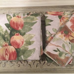 Pottery Barn Romana Queen Duvet & 2 Euro Shams